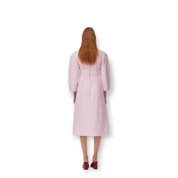 RTR Tibi Chalky Drape Corset longsleeve Dress Pink‎ - Picture 3 of 15